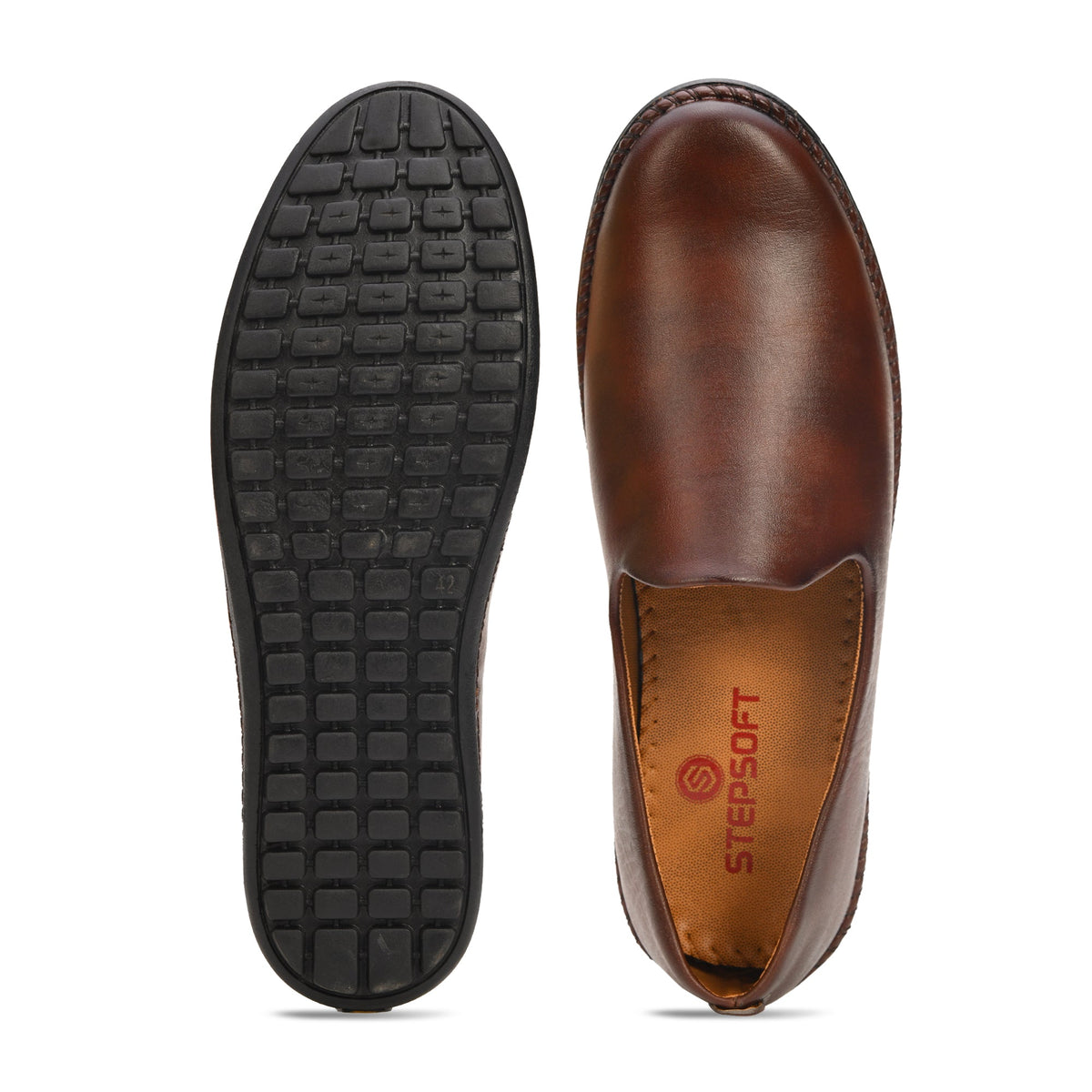 Faux Leather Slip-On Ethnic Jutti Men