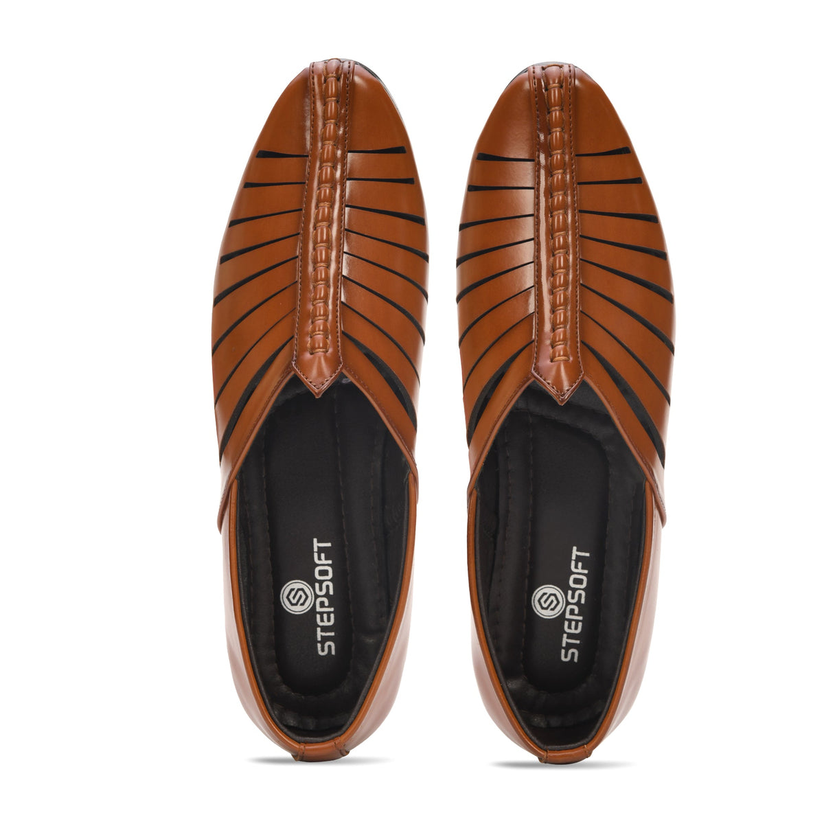 Laser-Cut Ethnic Jutti Mojari for Men