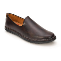 Faux Leather Slip-On Ethnic Jutti Men