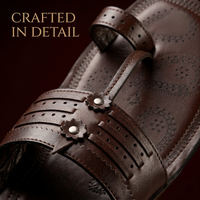 Cushioned Kolhapuri Toe Ring Slippers