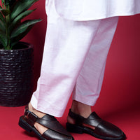 Peshawari Faux Leather Ethnic Sandals Men