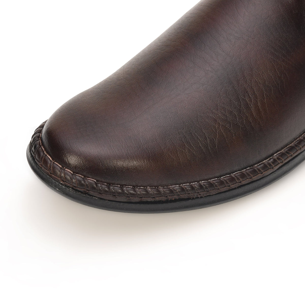 Faux Leather Slip-On Ethnic Jutti Men
