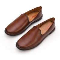 Faux Leather Slip-On Ethnic Jutti Men