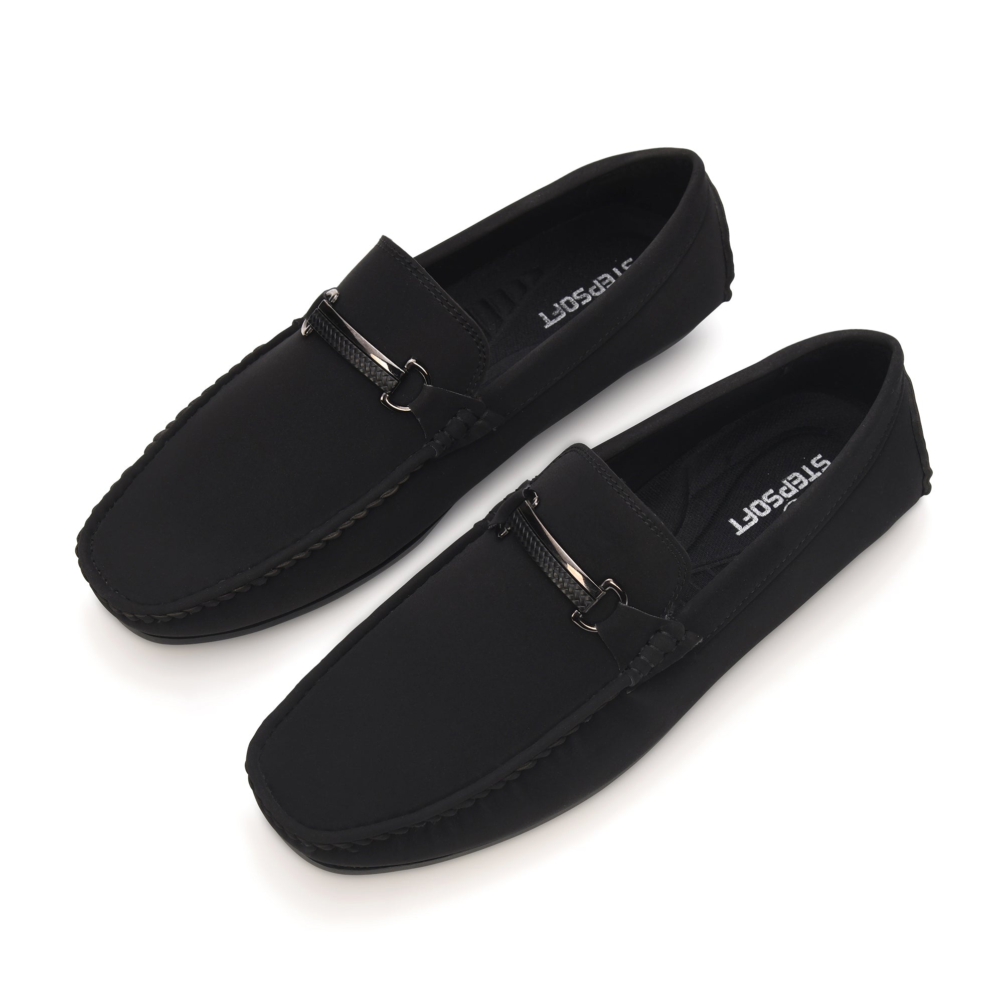 Horsebit Faux Suede Slip-On Loafers Men
