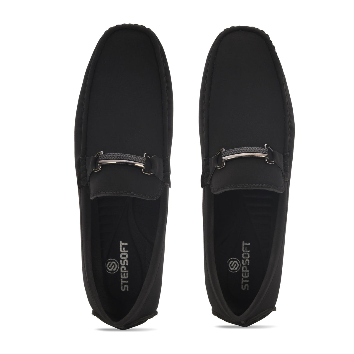 Suede Finish Horsebit Slip-On Loafers Men