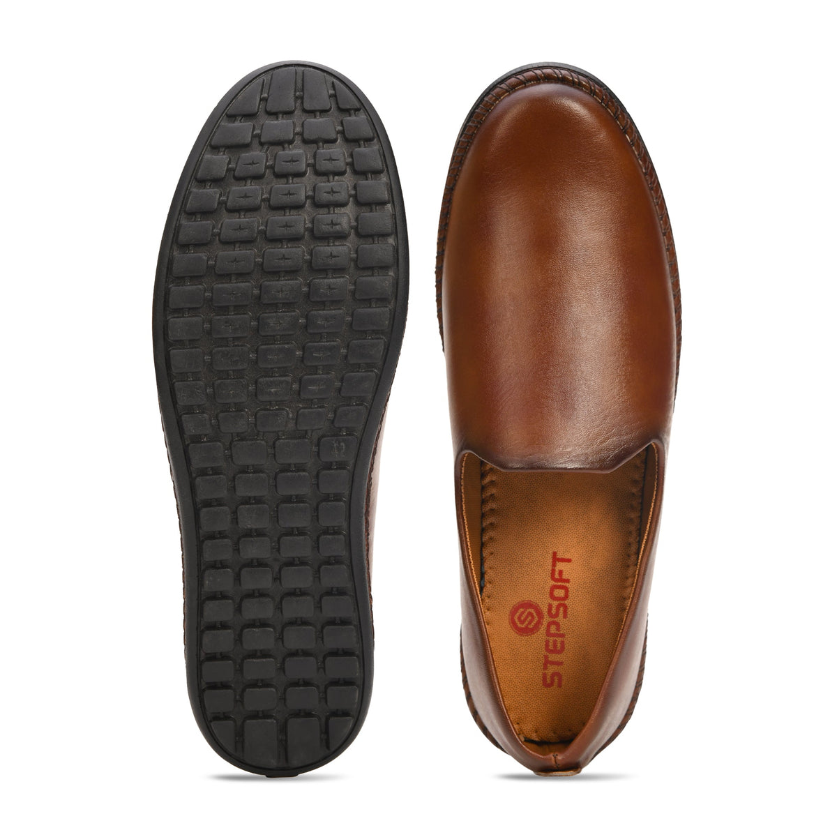 Faux Leather Slip-On Ethnic Jutti Men