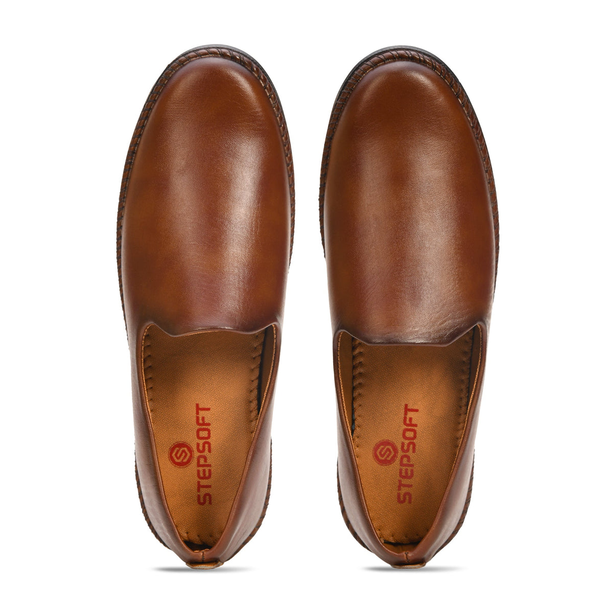 Faux Leather Slip-On Ethnic Jutti Men