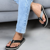 EVA Anti-Slip Lightweight Daily Wear Chappal Black