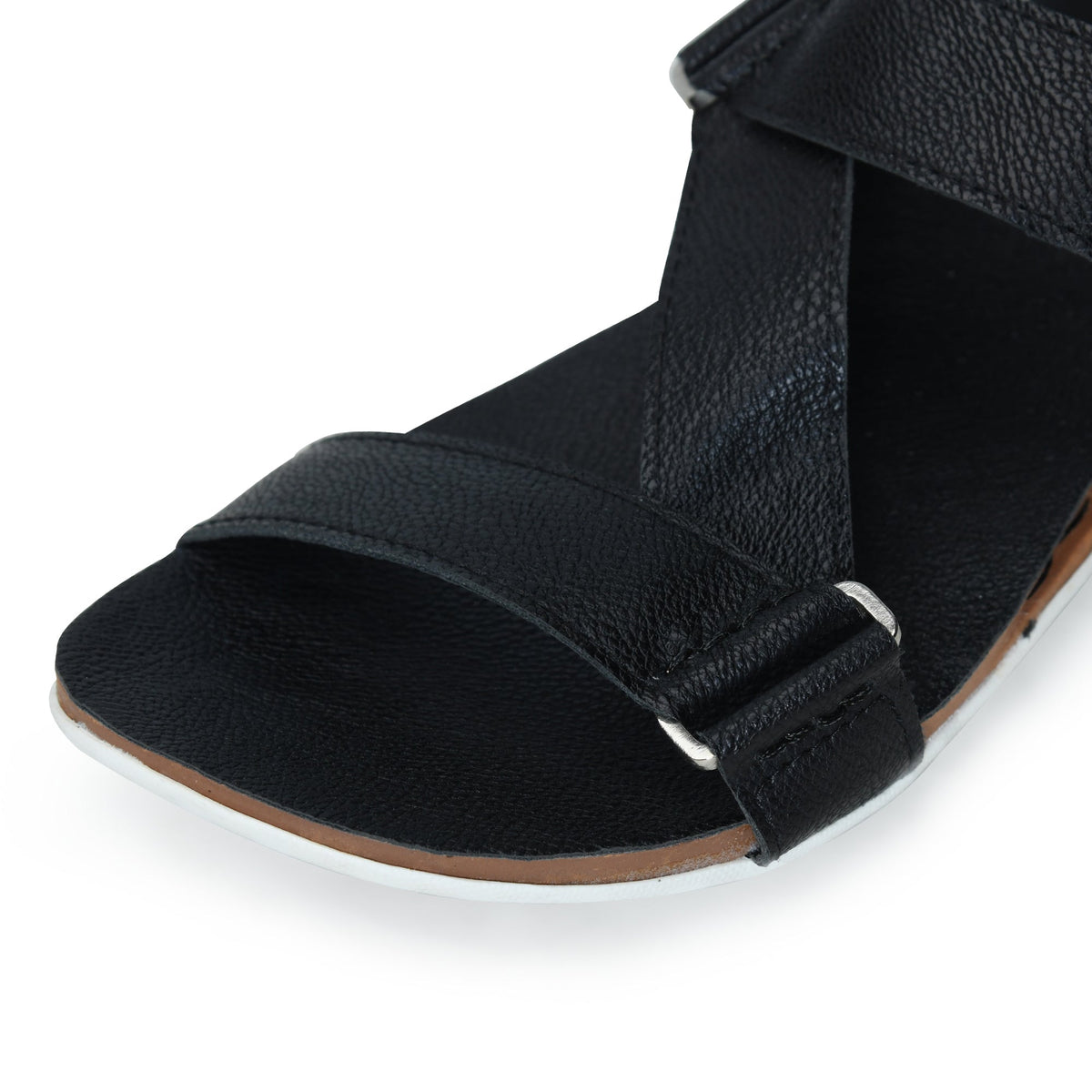 Cushioned Footbed Buckle Strap Sandals Men