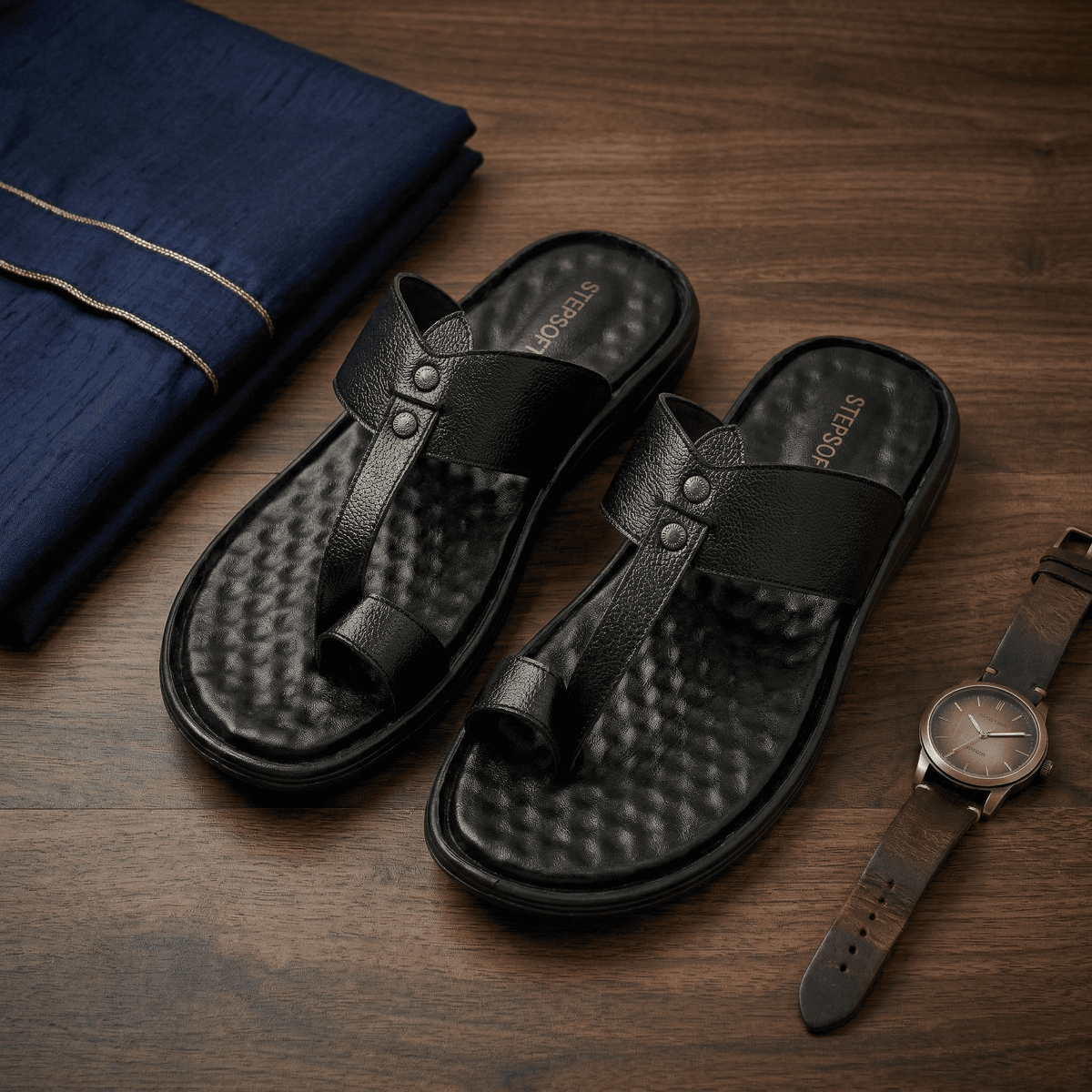 Orthopedic Comfort Kolhapuri Slippers Men
