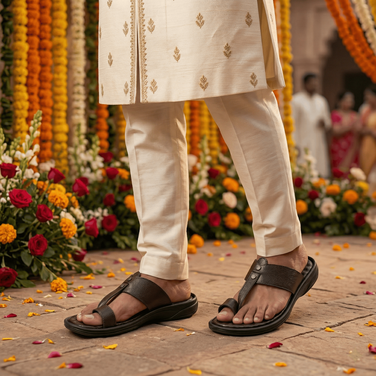 Orthopedic Comfort Kolhapuri Slippers Men