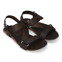 Cushioned Footbed Buckle Strap Sandals Men