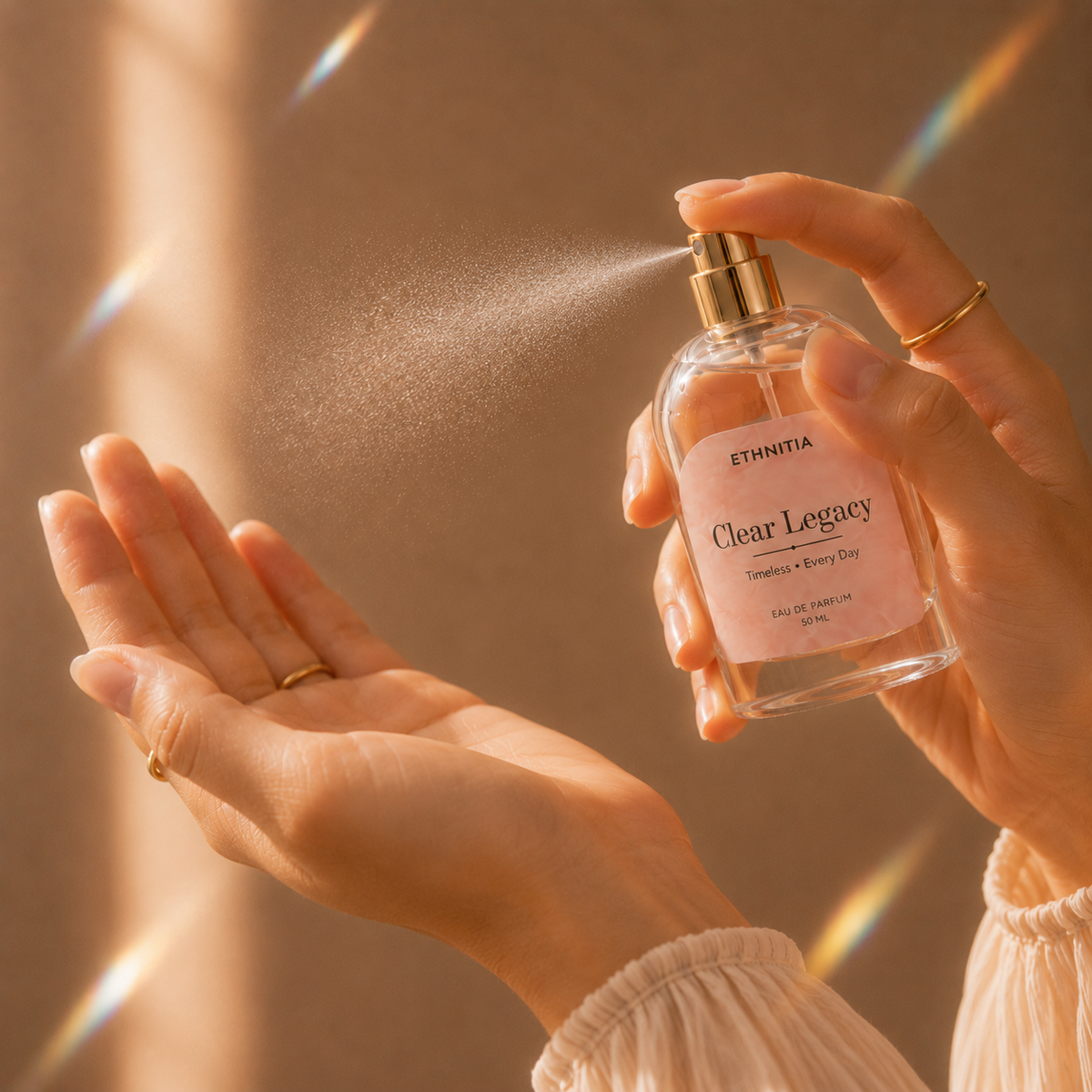 ETHNITIA Clear Legacy — Fresh Woody Aromatic Eau de Parfum, 50ml