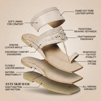 Stepsoft Royale Pure Leather Kolhapuri
