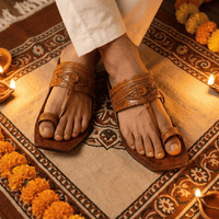 Stepsoft Royale Pure Leather Kolhapuri