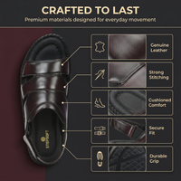 Handmade Leather Sandals with Adjustable Strap