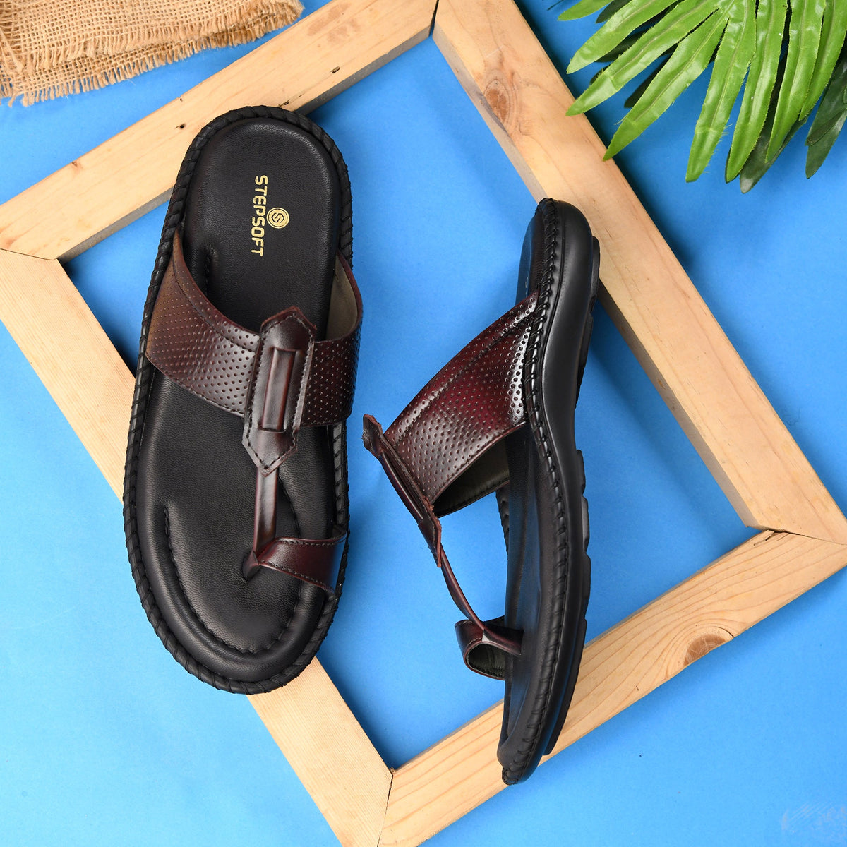 Soft Leather Kolhapuri Slippers for Men