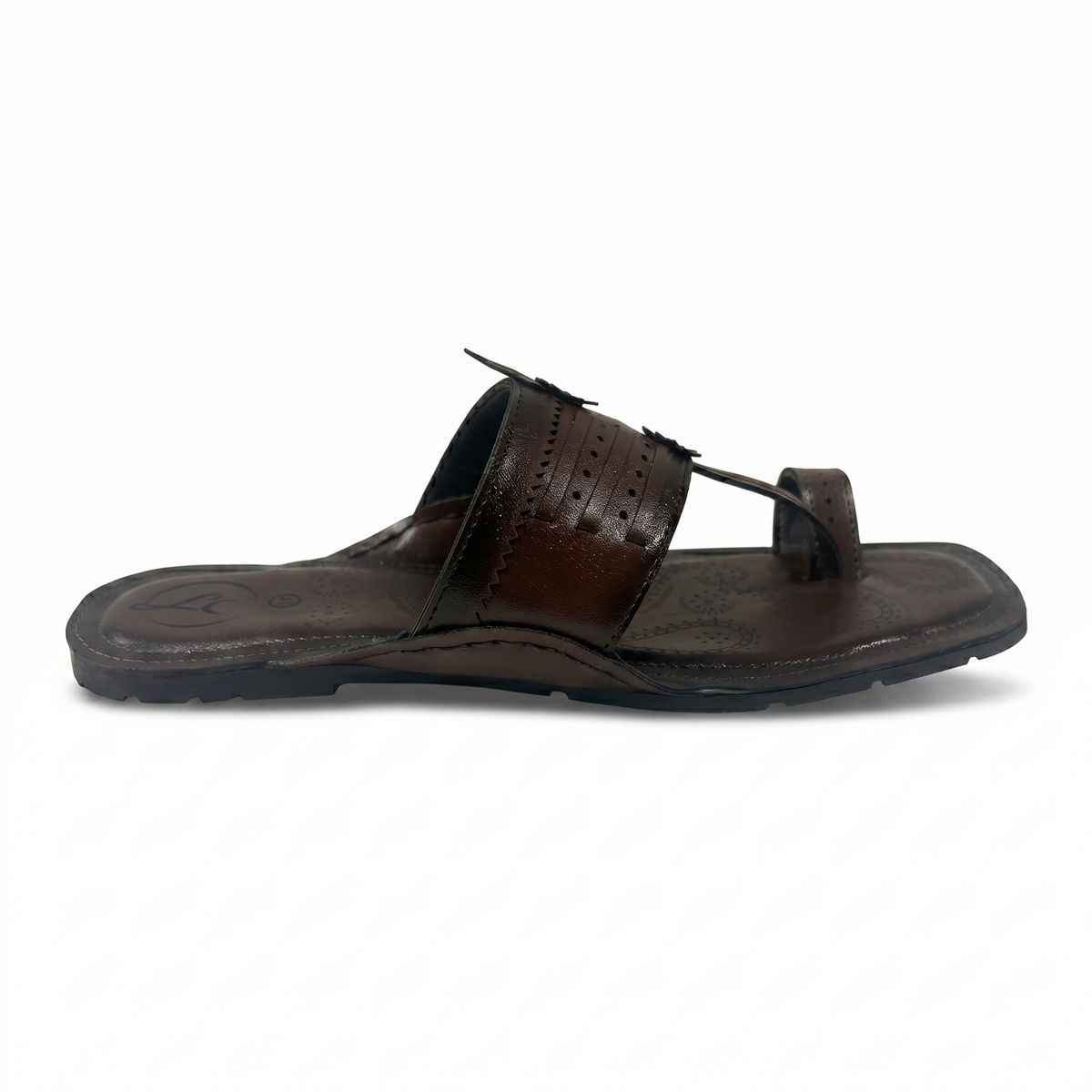 Cushioned Kolhapuri Toe Ring Slippers