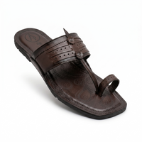 Cushioned Kolhapuri Toe Ring Slippers