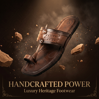 Cushioned Kolhapuri Toe Ring Slippers