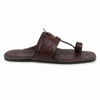 Cushioned Kolhapuri Toe Ring Slippers