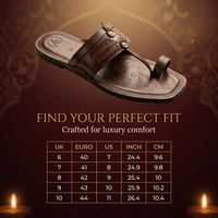 Cushioned Kolhapuri Toe Ring Slippers