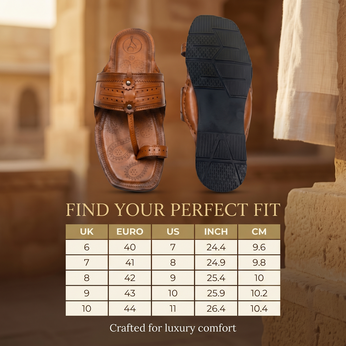 Cushioned Kolhapuri Toe Ring Slippers