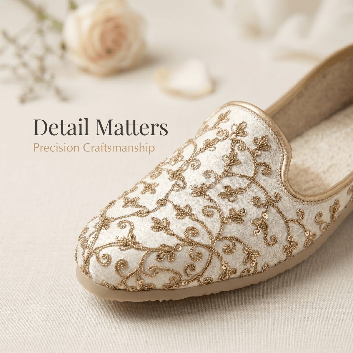 Premium Handcrafted Naagra Mojri Men