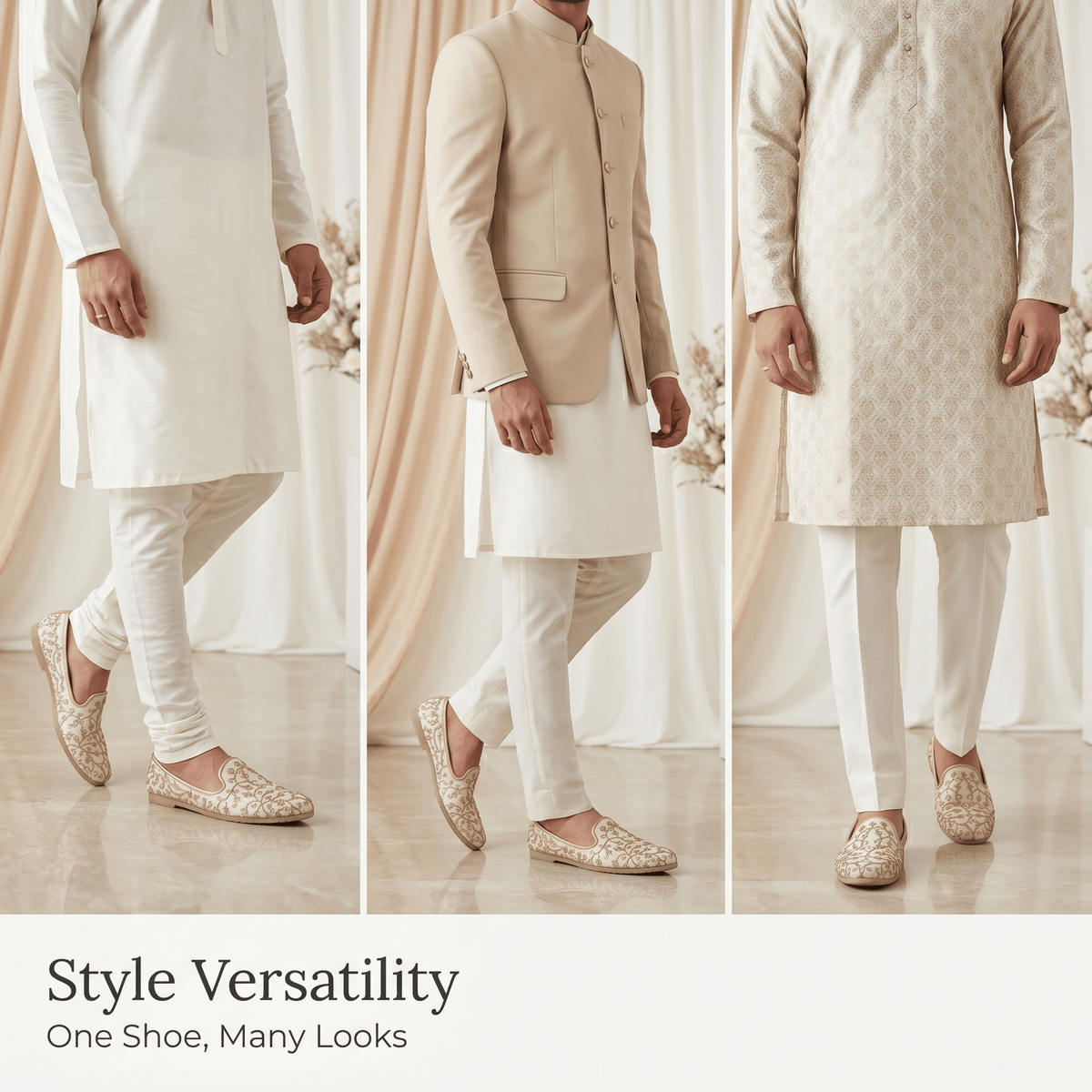 Premium Handcrafted Naagra Mojri Men