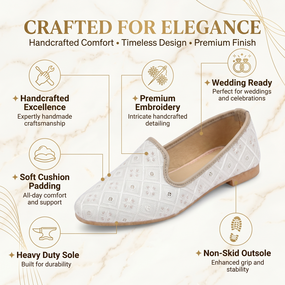 Embroidered Nagra Juttis for Men