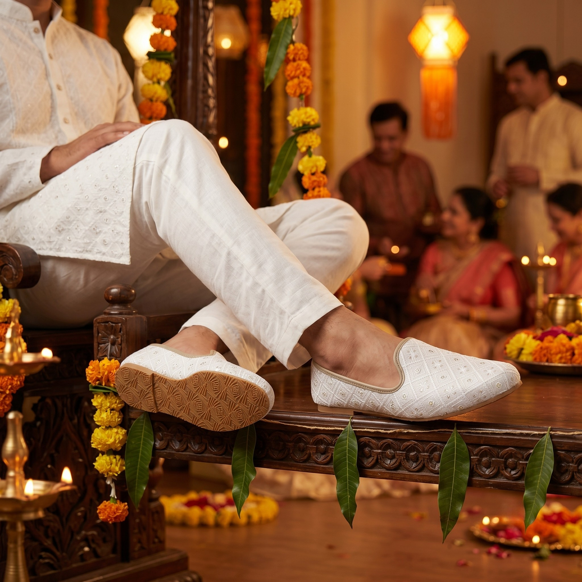 Embroidered Nagra Juttis for Men