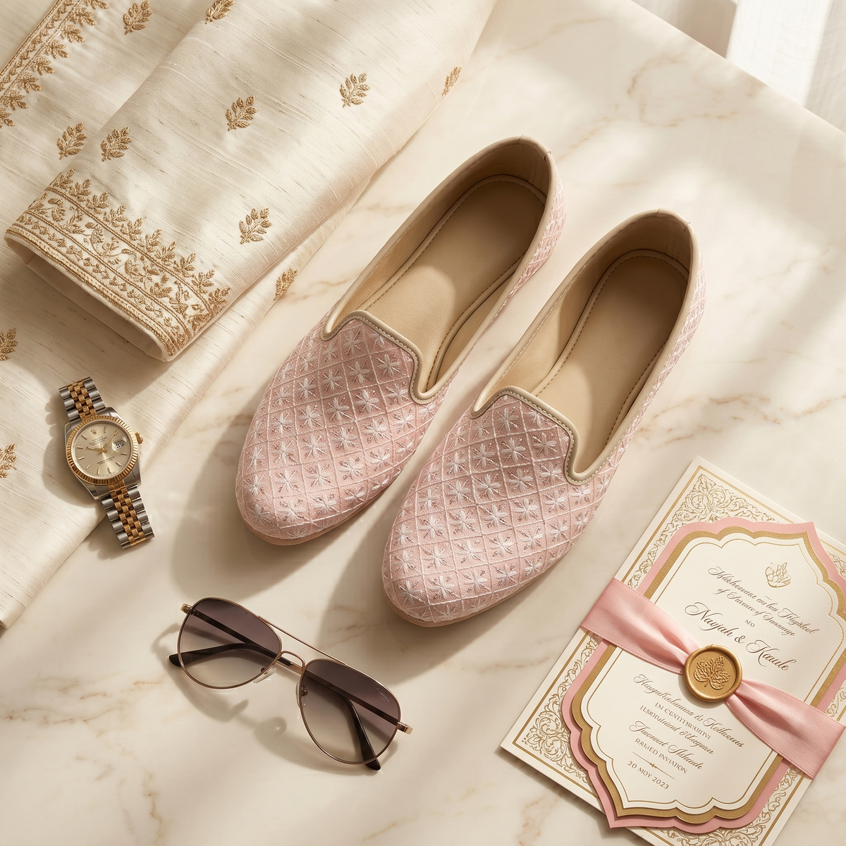 Handcrafted Embroidered Nagra Juttis Men