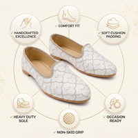 Textured Ethnic Wedding Jutti for Men