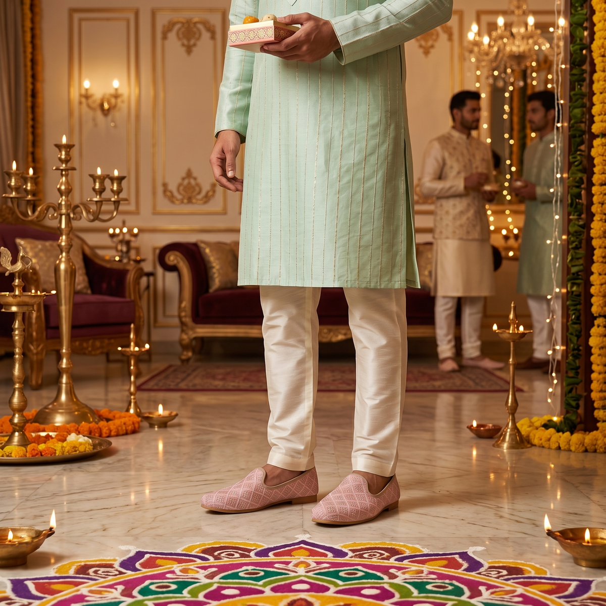 Festive Embroidered Ethnic Jutti for Men