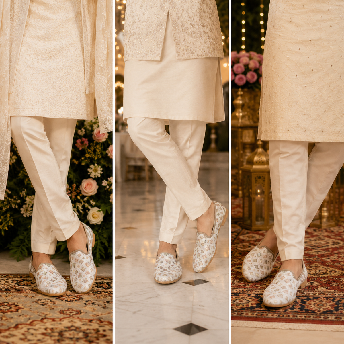 Embroidered Cushioned Comfort Nagra Juttis