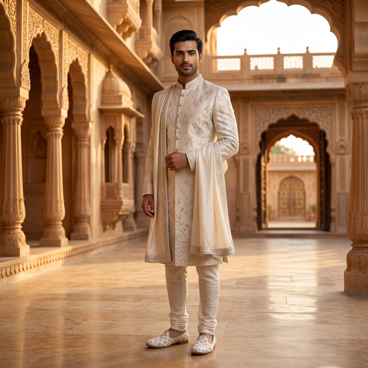 Embroidered Cushioned Comfort Nagra Juttis