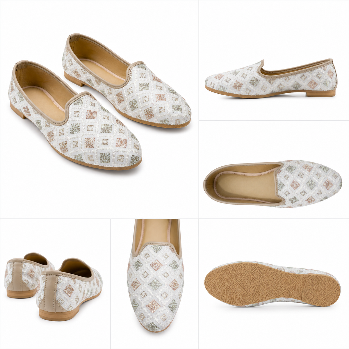 Embroidered Cushioned Comfort Nagra Juttis
