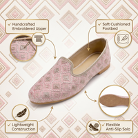 Embroidered Cushioned Comfort Nagra Juttis