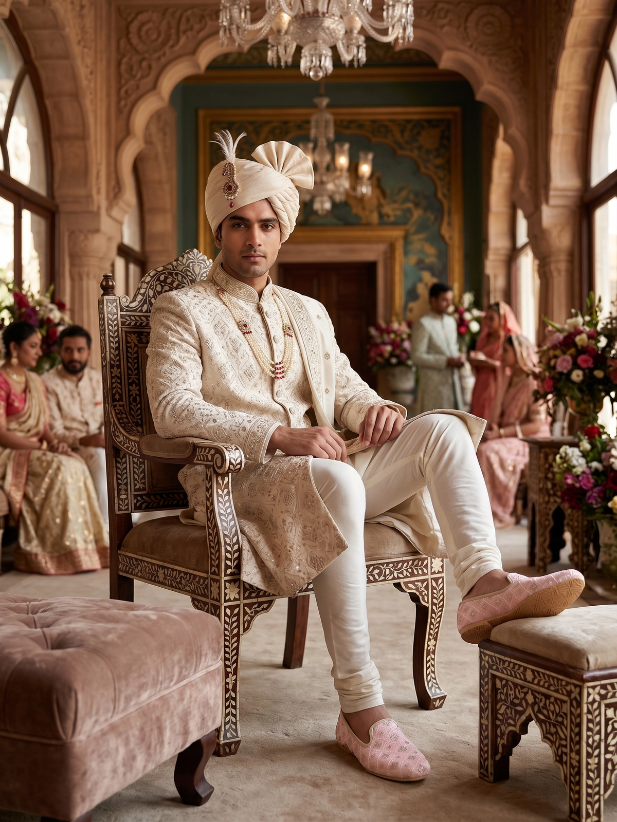 Embroidered Cushioned Comfort Nagra Juttis