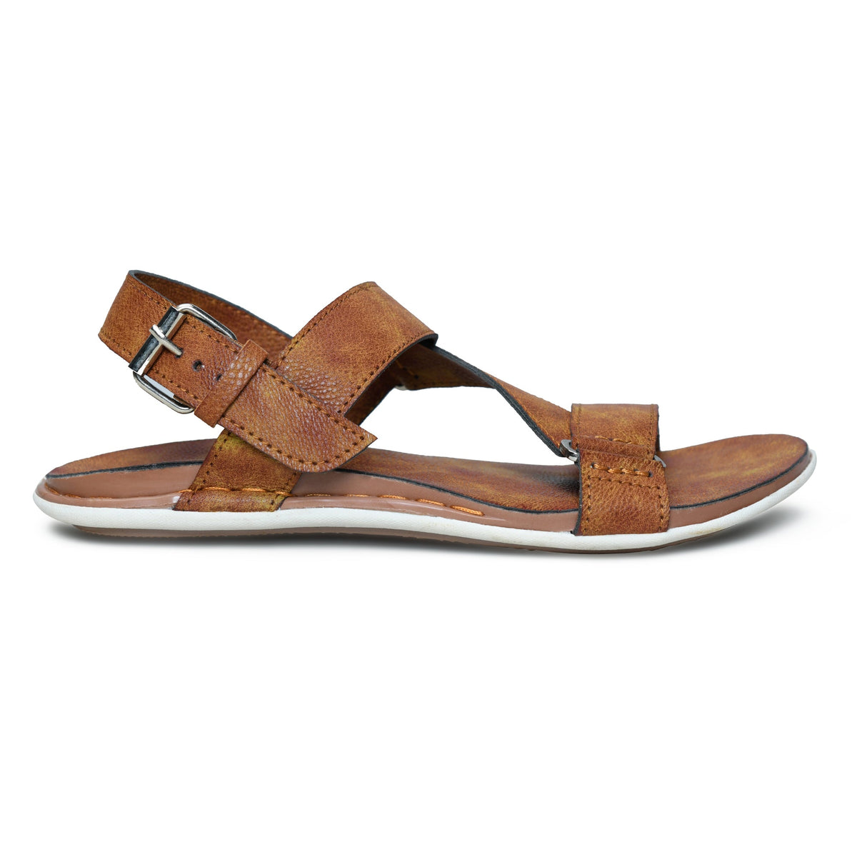 Cushioned Footbed Buckle Strap Sandals Men