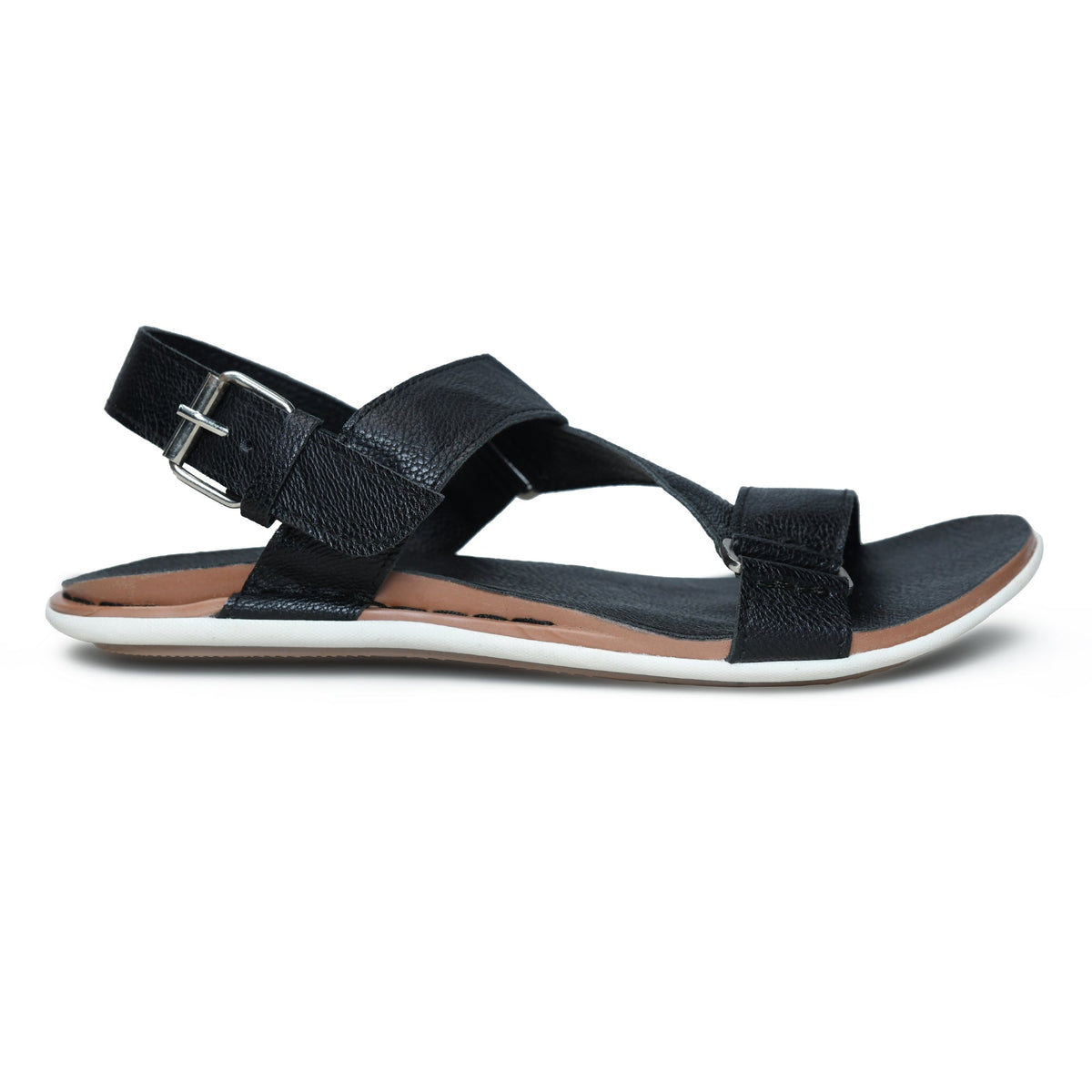 Cushioned Footbed Buckle Strap Sandals Men