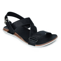 Cushioned Footbed Buckle Strap Sandals Men