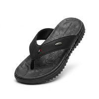 Men's Orthopedic Comfort Flip Flops | Arch Support | Premium Faux Leather | Cushioned Anti-Slip Slippers