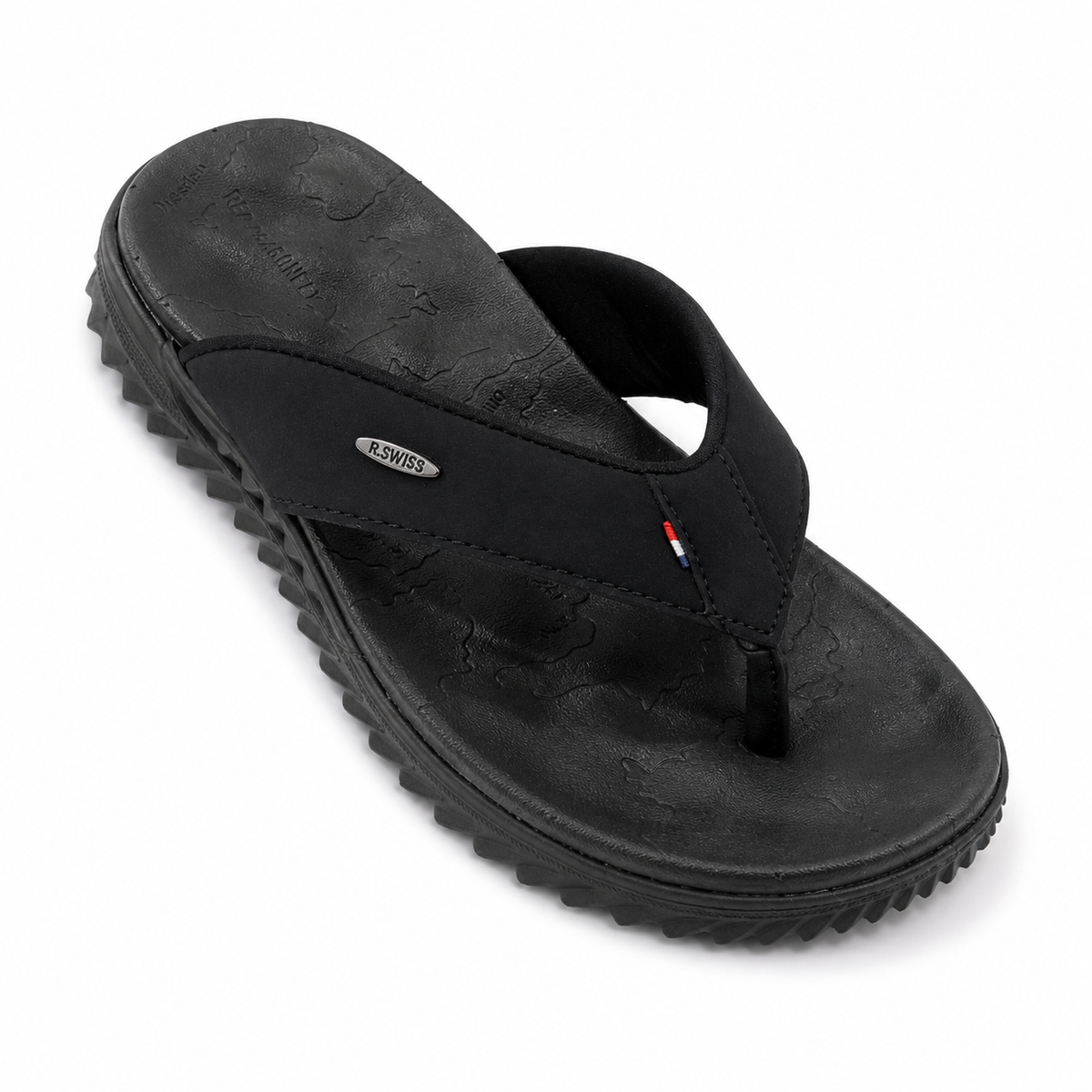 Men's Orthopedic Comfort Flip Flops | Arch Support | Premium Faux Leather | Cushioned Anti-Slip Slippers