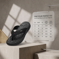 Men's Orthopedic Comfort Flip Flops | Arch Support | Premium Faux Leather | Cushioned Anti-Slip Slippers