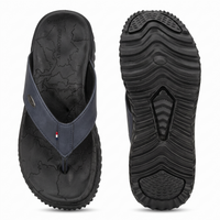 Men's Orthopedic Comfort Flip Flops | Arch Support | Premium Faux Leather | Cushioned Anti-Slip Slippers