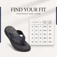 Men's Orthopedic Comfort Flip Flops | Arch Support | Premium Faux Leather | Cushioned Anti-Slip Slippers