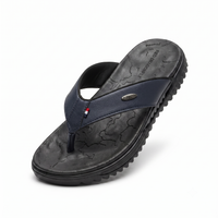 Men's Orthopedic Comfort Flip Flops | Arch Support | Premium Faux Leather | Cushioned Anti-Slip Slippers