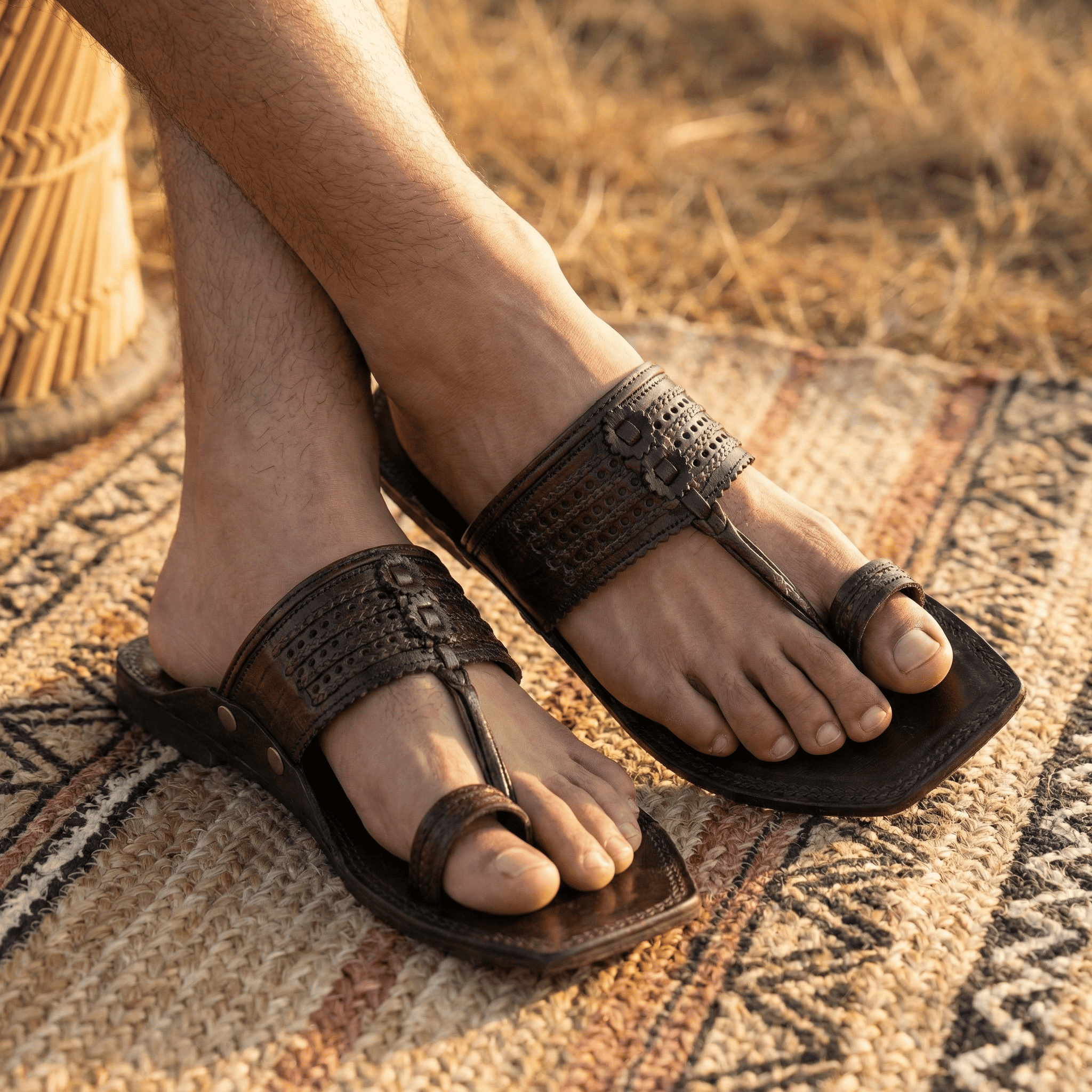Viraj Patina Royale Pure Leather Kolhapuri