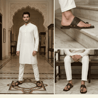 Virasat T-Strap Pure Leather Kolhapuri
